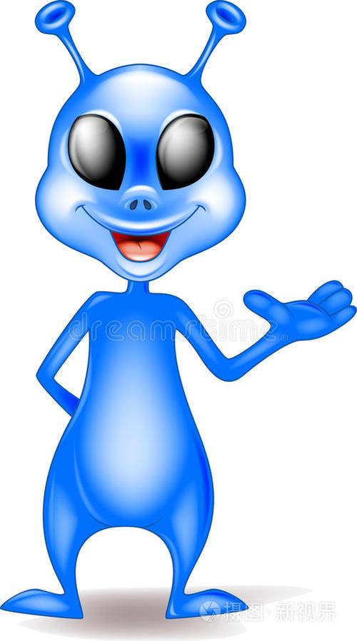 动画片主角是个蓝色的外星人