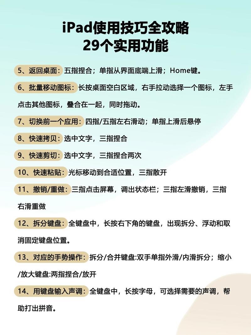 ipadpro新手使用指南