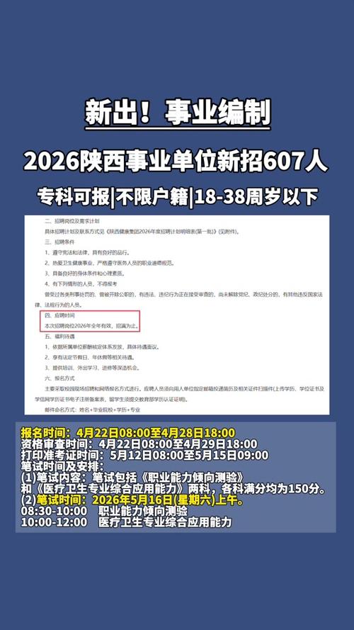 2026陕西事业编考试