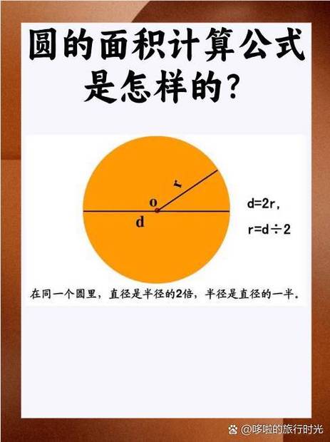怎么算圆的面积