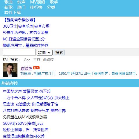 酷狗音乐人简介