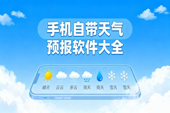 华为手机自带天气预报图标