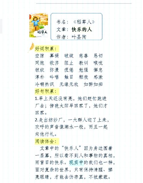 叶圣陶稻草人的梦想是什么图标