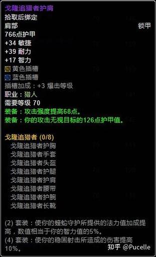 60怀旧服猎人过渡装备