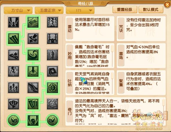 109魔方寸奇经八脉