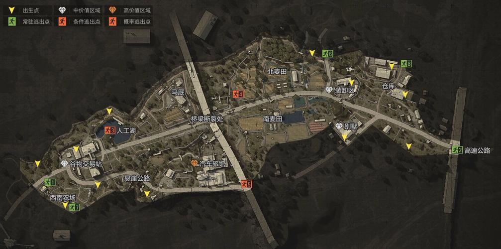 农场南部封锁线撤离点时间