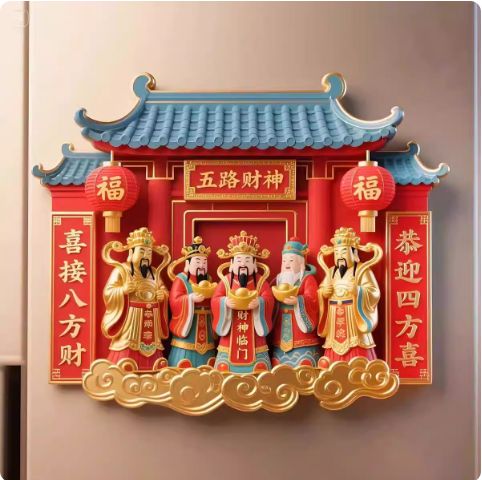 财神贴手机上好吗
