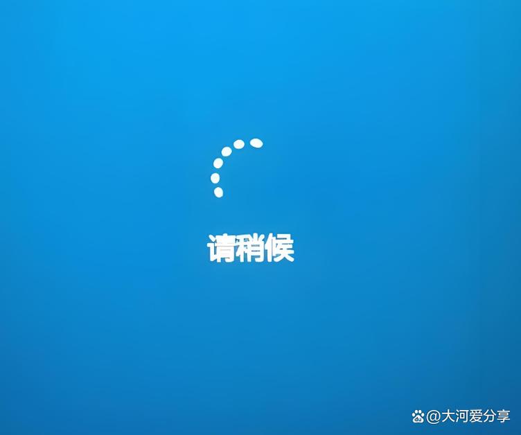电脑在桌面点击右键转圈圈