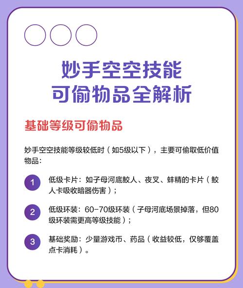 妙手空空偷80环最快方法