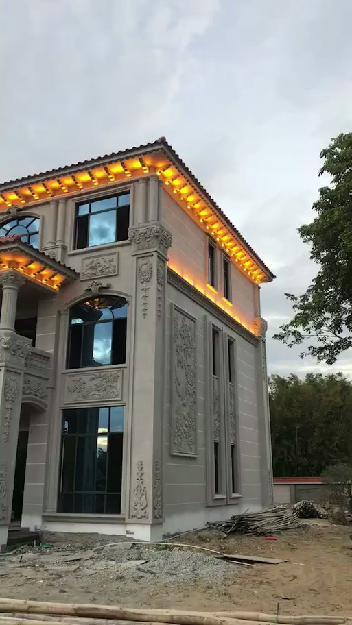 门口灯带效果图大全