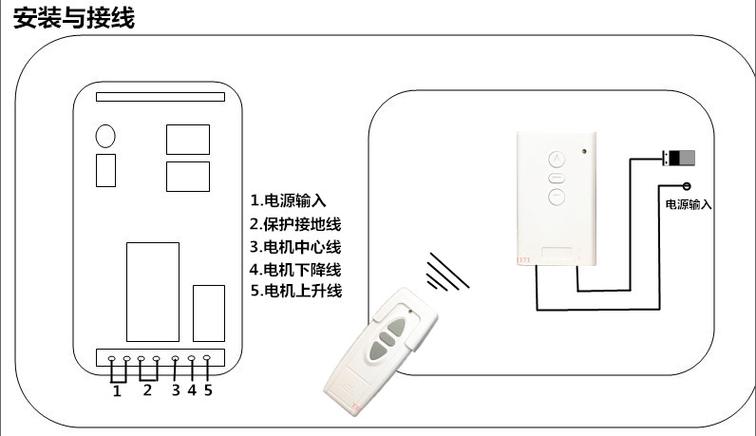 电动幕布遥控器配对设置截图