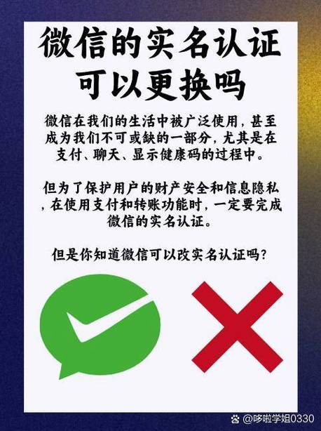 微信改实名有什么影响
