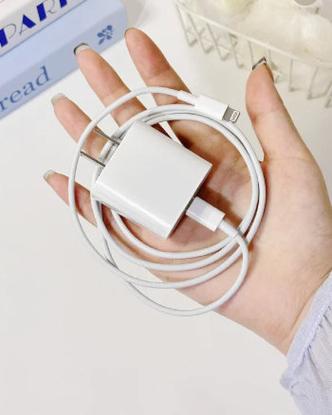 用20w充电器给iphone充电