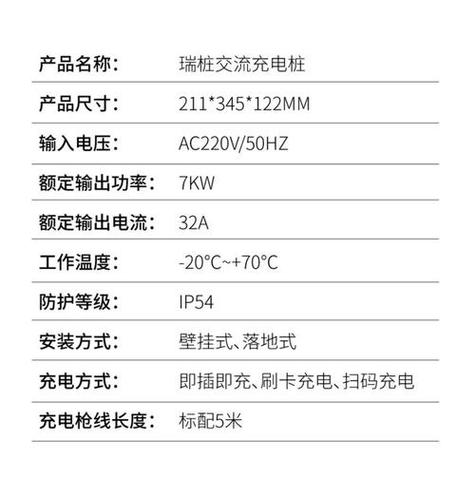 充电桩电源线用多大的截图