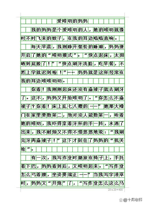 爱唠叨的妈妈500字作文图标