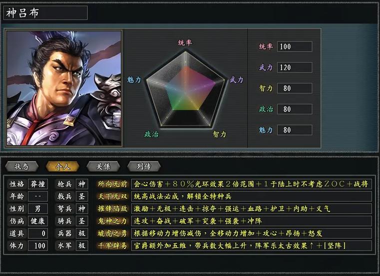 三国志11吕布寿命