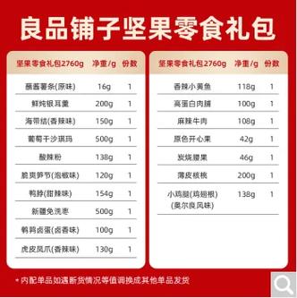 良品铺子大礼包多少钱截图