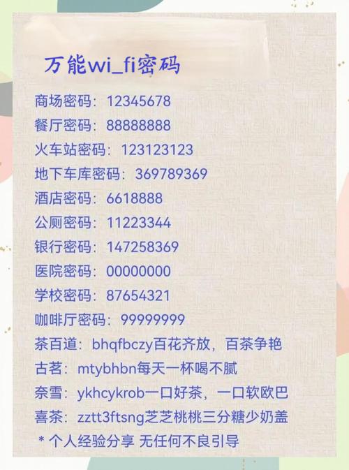 穿越网咖wifi密码