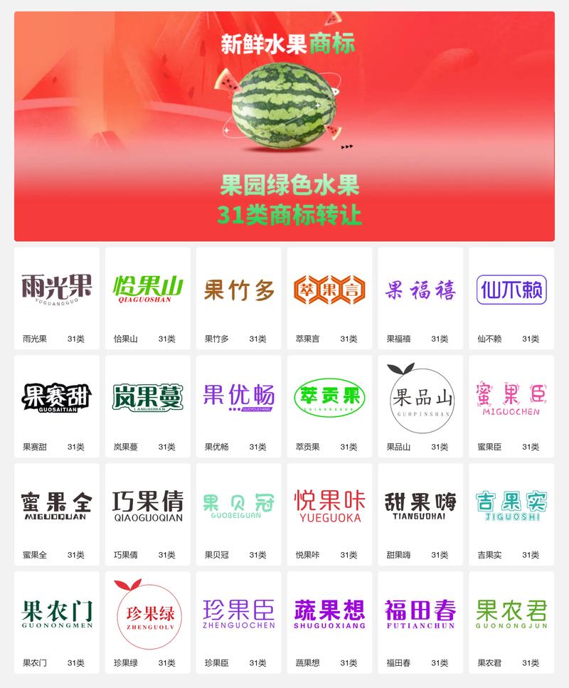 何氏果业有没有被注册