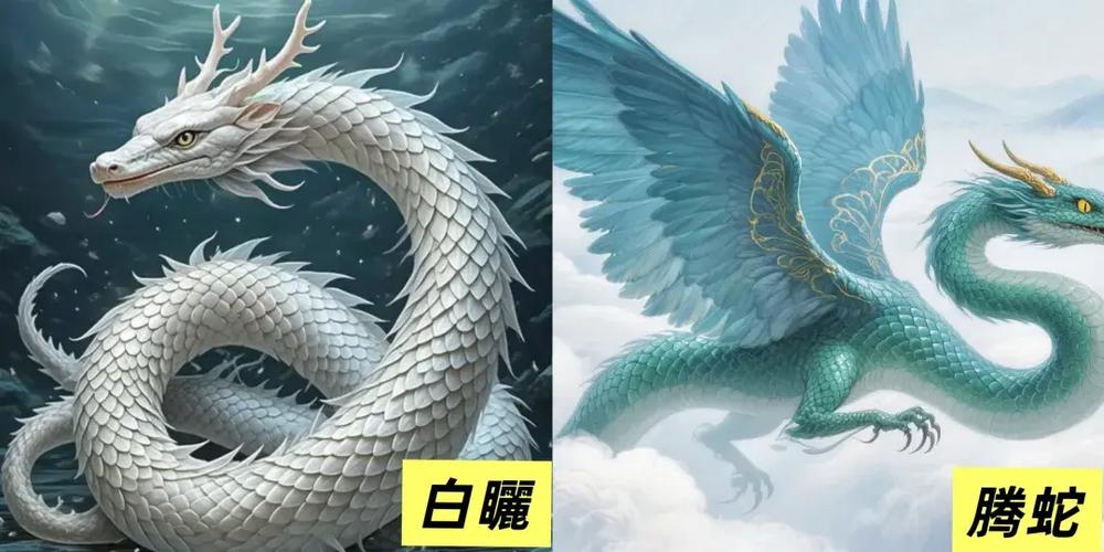 四大灵兽:白泽,麒麟,腾蛇,白矖