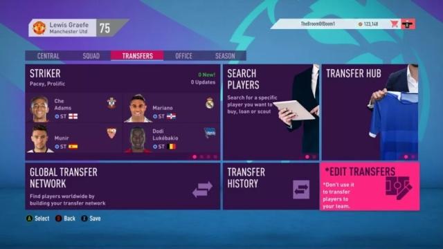 fifa20经理模式球员训练