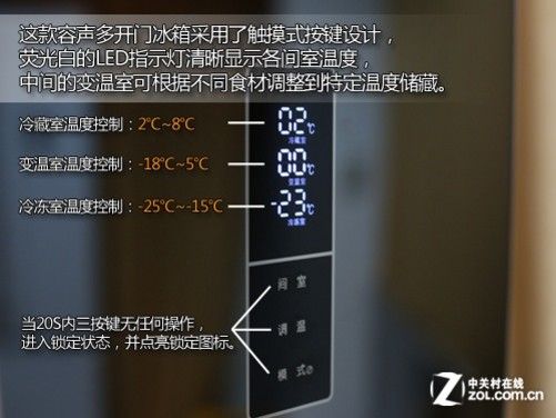 容声冰箱灯开关位置图