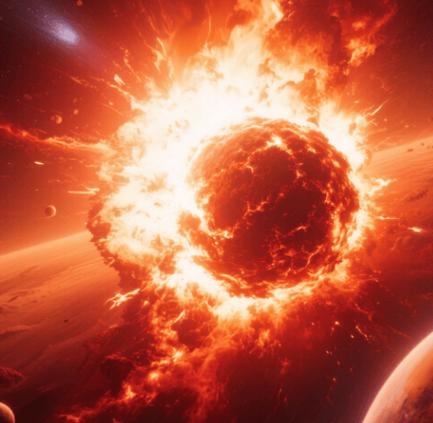恒星爆炸视频