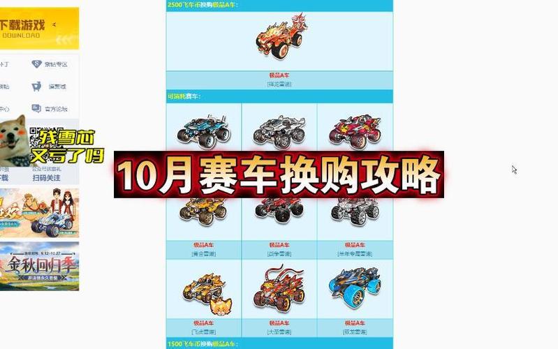 飞车中赛车换购激活10是不是也转过去
