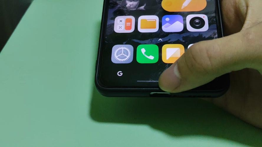 小米手机旁边的音量条截图