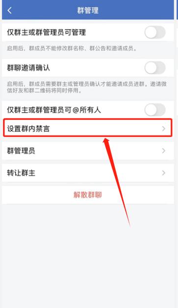 怎么样把群主禁言