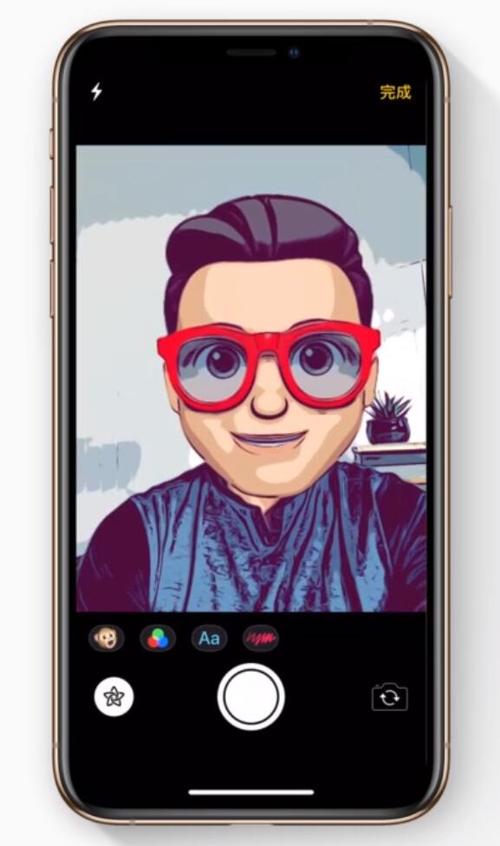 iphone拟我表情拍照缩略图