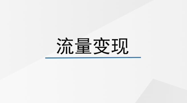 为什么流量大挣钱