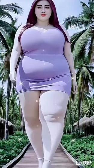 美女从小细腰吃成大肚子长胖170斤二