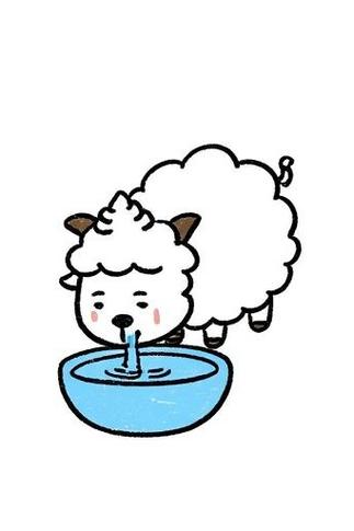 小羊喝水的故事