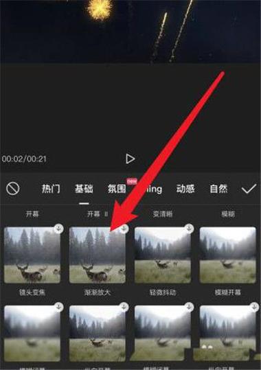 剪映单独放大某个区域