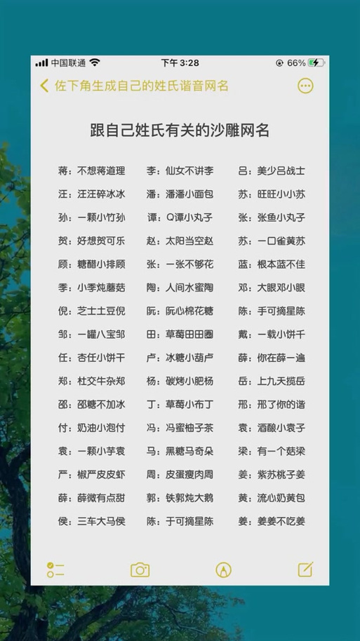 微信名