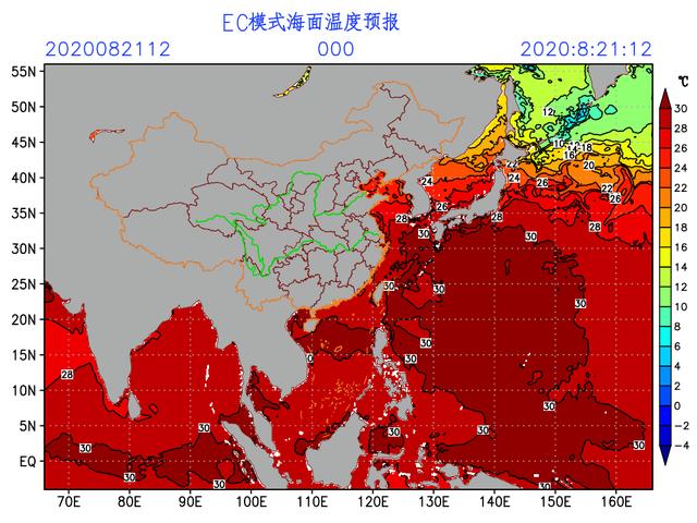 青岛近海水温