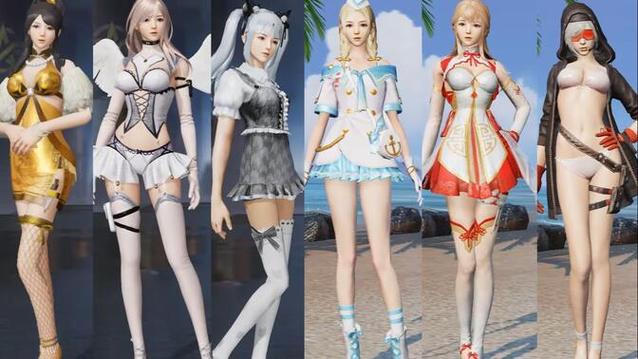 荒野行动女角色全服装