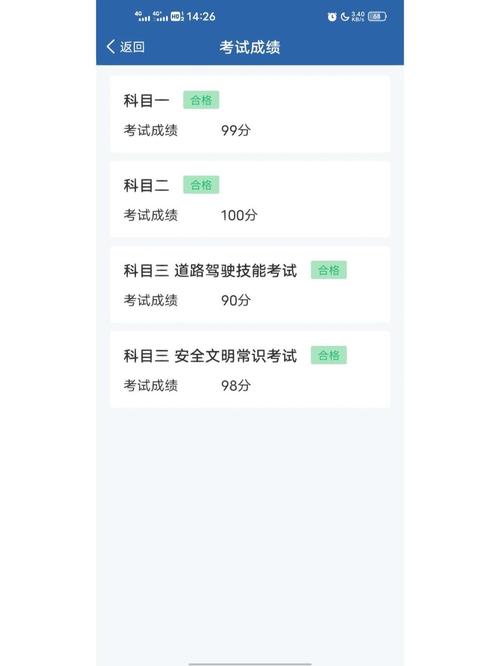 12123查个人成绩单