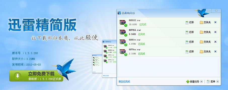 手机迅雷绿色精简版图标