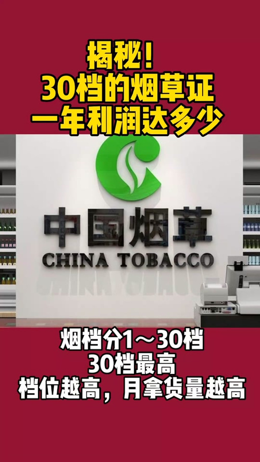 烟草证三档可以开哪些烟