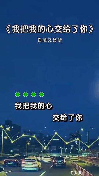 《我把我的心交给你》歌词
