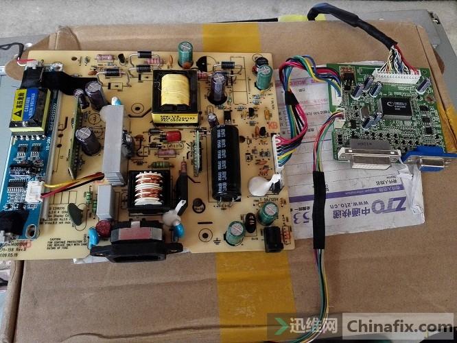 显示器不亮灯电源板有电压