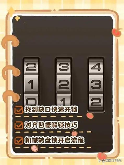 三位数密码锁忘记密码怎么开缩略图