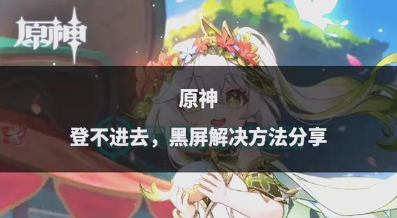 原神进黑屏的原因