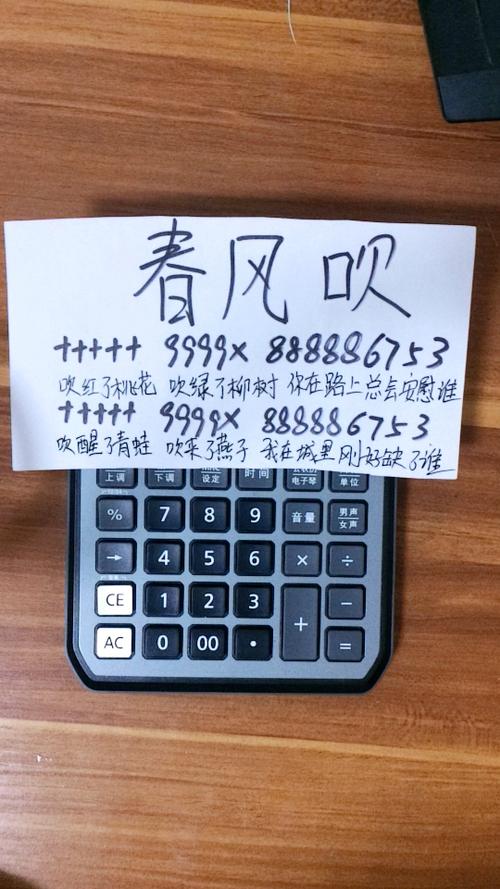 会唱歌的计算器