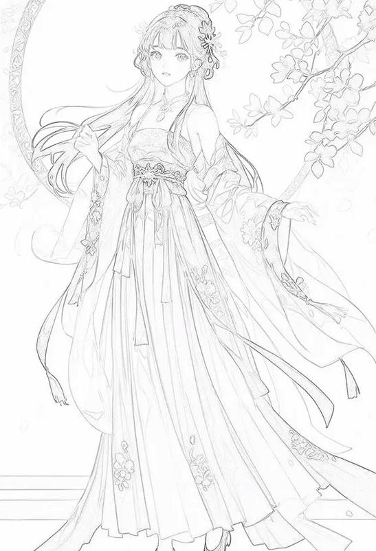 二次元人物手绘图标