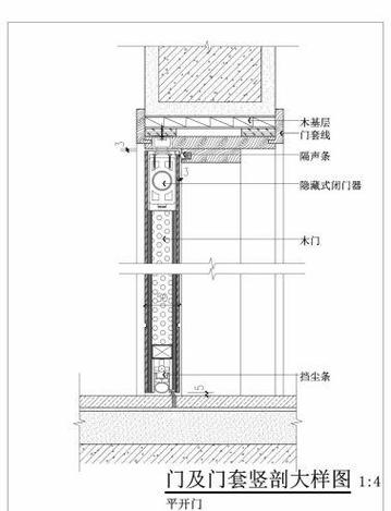 CAD画门窗大样图图标