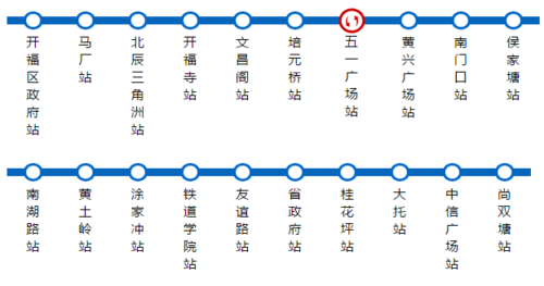 一号地铁站路线图标