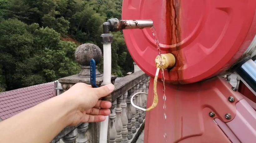 热水器上水开关on和off
